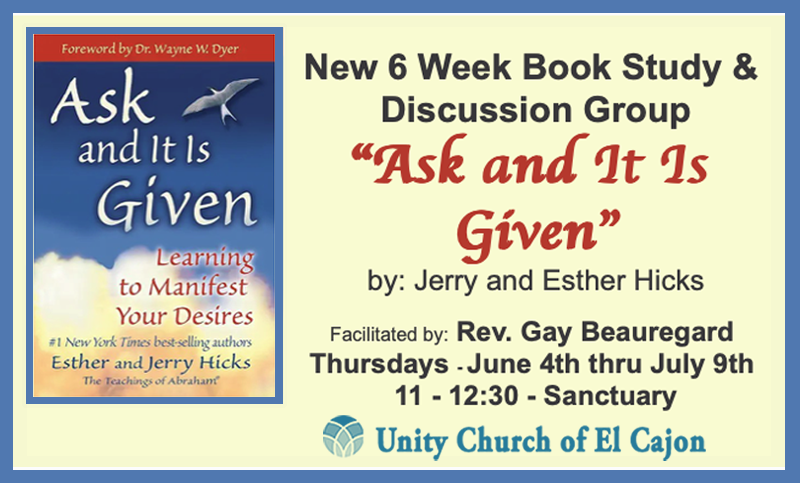 Ask & It is Given