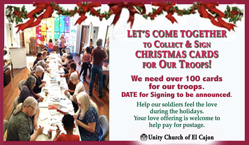 Christmas Cards for Troops