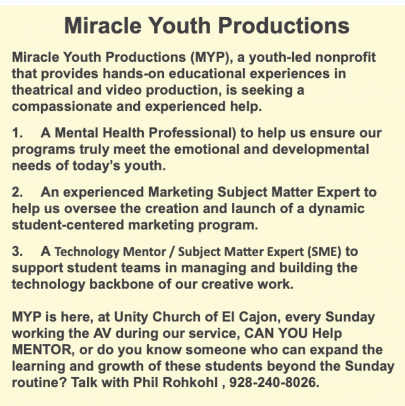 1.21.26 Miracle Youth ad