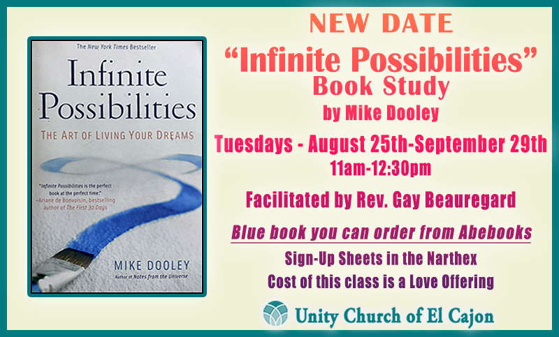 New Date - Infinite possibilities book study