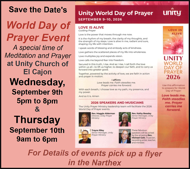 World Day of Prayer Event 2026